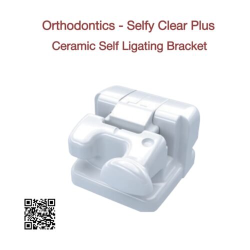 Selfy Clear Plus Ceramic Self Ligating Bracket