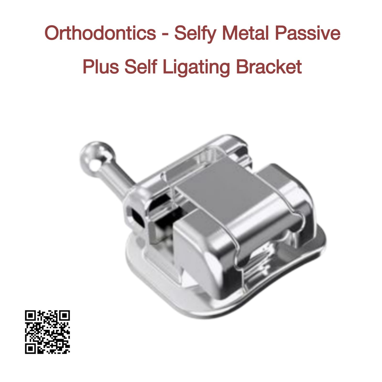 Selfy Metal Passive Plus Self Ligating Bracket